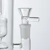 9 pouces narguilés double bongs side-car cou conduites d'eau en verre percolateur en ligne percolateur clair anti-éclaboussures plates-formes pétrolières à la fois pour les herbes et le co2269181