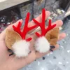 子供のクリスマスの装飾ヘアピンガールズ素敵な鹿ホーンヘアピンギフトパーティーヘッドウェアLK326