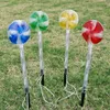 Nattljus 2022 Solar Small Candy Light Outdoor LED Christmas Lollipop Lamp Year Festival Decoration Garden Decorative