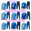 2022 2023 Inglaterra Adulto Tracksuit Futebol Jersey Treinamento Kane Sterling Rashford Sancho Grealish 22 23 Mens Kids National Football Tracksuits Kit Survetement