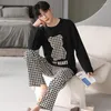 Menas de dormir masculinas quheng 2022 estas do pijama masculino 2