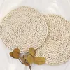 Table Mats Handmade Straw Rope Still Life Po Pography Background Accessories Studio Shooting Food Clothing Cosmetic Fotografia