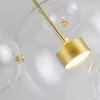 Lampes suspendues Nordic Modern Glass Bubble Led Lustre Bar Restaurant Cuisine Escalier Salon Chambre Grenier Luminaires