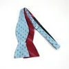 Bow Ties Brand Fashion Men's Self Tie Red Bowties For Men Classic Jacquard Cravat Accessories Necktie Butterfly