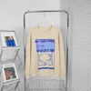 Men's Hoodies & Sweatshirts Designer Designerloewess autumn and winter new hand-painted graffiti letter printed couple's Terry round neck sweater lyw ZQRJ 87W7