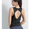 Yoga outfit mouwloze tanktop t-shirt tops sportkleding vrouwelijke sportschool slijtage fitness kleding vrouwen hardlooppakken S22120