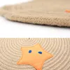 Cat Toys Round Litter Pad Home Sleeping Sisal Mat Kitten Scratching Cushion Furniture Protector