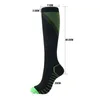 Sports Socks Men Mulheres Mulheres Compressão Protetor de Futebol Running Exercício Ciclismo de Fitness Alivie as varizes Alto T221019