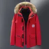 canada Piumino da uomo Parka Cappotto da donna di alta qualità Designer 22fw Moda Inverno Giacca da donna da uomo Lettera di lusso Scozzese Classico Top caldo Due 4 4RD5 oca