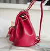 Mini sac à dos Sacs Mode Luxe Top qualité Sacs de créateurs en cuir Sac à main en diamant Peau de vache Plaine Huile cire Chaînes Sacs à main