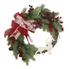 Juldekorationer PE WREATH 40 cm ornament f￶nster rekvisita k￶pcentrum scendekoration g￥vor