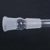 Glass downstem diffuser with 6 cuts hookah pipe flush top 14mm 18mm female reducer adapter lo pro diffused down stem for glass beaker bong dab rig