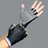 Radfahren Handschuhe Neue Sport Männer Frauen Aero Radfahren Handschuhe Rot Weiß Blau Fahrrad Handschuhe Luvas Guantes Ciclismo T221019