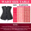 Cintura barriga de barriga de modelagem com zíper da cintura Corsário de látex Cincher Underbust Body Shapewear Mulheres Slimming bainha Fajas de cintura 221019