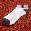 Chaussettes en coton pour hommes, extensibles, décontractées, respirantes, courtes, costume pour toutes les saisons, bateau antidérapant, cheville, EU39-44