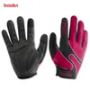 Gants de cyclisme BOODUN Hommes Femmes Vélo Vélo Plein Doigt Élastique Lycra Antichoc Route VTT VTT Course T221019