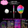 Non-disposable Food-grade Light Cotton Candy Cones Colorful Glowing Luminous Marshmallow Sticks Flashing Key Christmas Party FY5031 0613 Best quality