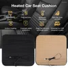 Car Seat Covers USB Heating Cushion Winter Mat Auto Electric 5V Pad Accessories