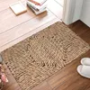 Tapis Méditerranéen Rotin Paillasson Tapis Tapis Tapis Footpad Polyester Antidérapant Coussin Sol Entrée Chambre Balcon Foot Pad