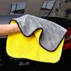 Car Sponge Wash Towel Microfiber Cleaning Drying Cloth Care Detailing