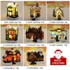 Julekorationer Small House Light Creative Harts Party Holiday Gifts Desktop Decoration Ornaments