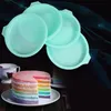 4 unids/set molde de silicona para pastel en capas, forma redonda, Pan de silicona, molde para Pan tostado, bandeja para pastel, molde antiadherente, herramientas para hornear 0616