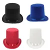 BERETS Black Top Hat Magician Bowler Jazz Stage Performances Carnival Fancy Dress Costume Accessory