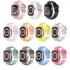 SILICONE CLEAR SPORT pour Apple Watch Strap Ultra 49mm 44mm 42 mm 40mm 38 mm Crystal Band pour la série Iwatch 8 7 6 SE 5 4 3 2 1