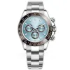 5a AAA -kwaliteit Silver Watch Automatische horloges Mechanische ontwerper Montre de Luxe 41 mm vouwbespreking goud hardlex waterdichte stopwatch polshorloge ew fabriek horloge