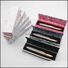 Packing Boxes Eyeliner Pen Box Magic Self Adhesive Marble Pattern Makeup Lash Ge Package Case Custom Pencil 187 N2 Drop Delivery 202 Dham2