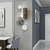Relojes de pared Luz simple Lujo Hogar Moda Personalidad Reloj 3D Decoración de arte Sala de estar creativa europea