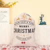 سانتا ساكس ديكورات عيد الميلاد الهدية الرباطية قماش كبيرة سانتا كلوز هدايا حقيبة الجملة RRA40