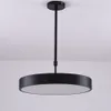 Lampada a ciondolo a pipa a LED Minimalist Round Dining Room Study Room Apped Cucil Light Office Chandelier