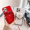 Fashion Crossbody Card Holder Bag telefonfodral för iPhone 14 Promax 14 13Pro 12Promax 12 11 Pro X Max XR 7 8 Plus Luxury Pu Leather Wallet Cover