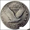 Altre forniture per feste festive Us Craft Coins Liberty Dies Copia Quarter Metal Plated Dollar Standing Sier 19161924Ps Manufacturing F Dhsyf