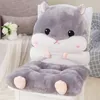 Oreiller 2022 mignon Hamster apparence 45x45 doux chaise décorative décor à la maison PP coton remplissage taie d'oreiller oreillers