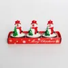 Santa Christmas Candle 3pcs/set Handmade Delicate Snowman Pine Cones Shoes Tealight Candles Xmas Party Decoration