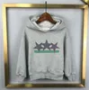 Erkek Kızlar Sweatshirt Marka Hoodie Pamuk Çocuk Giyim Giyim Uzun Kollu Kazak Sweatshirts Çocuk Tasarımcı Kapşonlu Tees Gri Tops