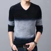 Maglioni da uomo 2022 Abbigliamento di marca Pullover con scollo a V Maglione da uomo Autunno Inverno Tutto-fiammifero Abiti caldi Hombre Pull Homme Maglione lavorato a maglia