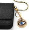 I bulk Creative Big Eye Keychains Pendant Devil's Eye Eyoy Rhinestone Bag Car Keychain smycken Tillbehör gåva grossist