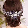 Coiffures cheveux verts vigne mariage strass bandeau diadème cristal mariée casque ornements bandeau bijoux