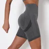 Aktiv shorts Hög midja Kvinnor Yoga Pants Fitness Sports Tight Dry Training Running Gym Lagging Ladie
