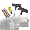 Automotive reparatiekits 1 Set snellere reparatiehulpmiddelen Kits auto tubeless banden banden punctie plug accessoires motorfiets fiets draagbare dr dhgoj