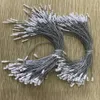 office Stock Good quality white bullet head hang tag string in apparel clothes garment seal Plug Loop Lock Cord Fastener 100304z