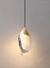 Lámparas colgantes Mesita de noche moderna Pequeña lámpara LED Crystal Droplight Mini 1 PC Lujo Creativo Comedor Nórdico Iluminación de cocina