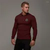 Polos de polos masculinos da moda da primavera e outono da lapela pólo camisa corporal cavalheiro mostra seu temperamento conforto tops