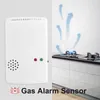 Sensor de alarma de gas natural de carbón Indicador de hogar Herramienta de advertencia de 85 dB Detector de fugas de petróleo liquidado CN enchufe CN CN
