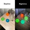 Decompression Toy 45 60mm Stick Wall Ball Glowing Fidget Squash Xmas Sticky Target Throw Stress Reliefer Kids Gift 221019