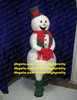 Adorável branca Yeti Snowman Snow Man Mascot Traje com corpo gordo e gordinho, riso de riso, mascotte adulto no.195