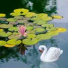 Goose Resin Simulation Floating Home Garden Decoration Swan Ornament Pool Pond Courtyard Golf Courses Parks Elegant Child s Toy 220728